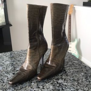Kenneth Cole Newyork Croc Embossed 